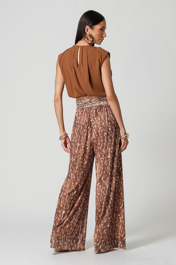 Blusa Balonê Com Ombro Estruturado