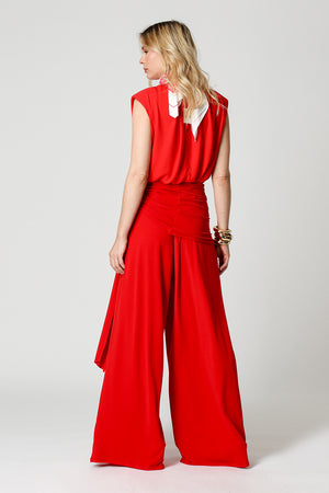 Blusa Balonê Com Ombro Estruturado