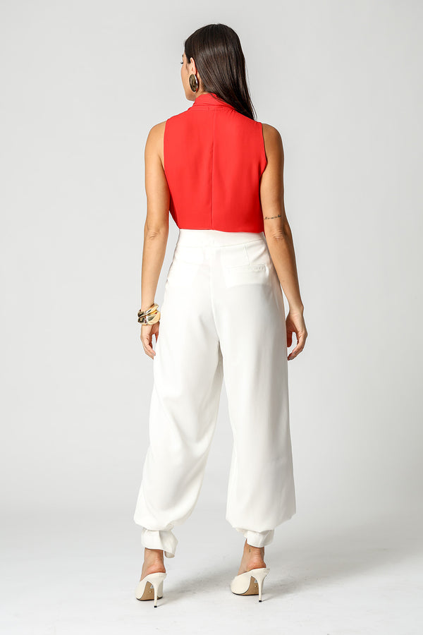 Blusa Cachequer com Lenço