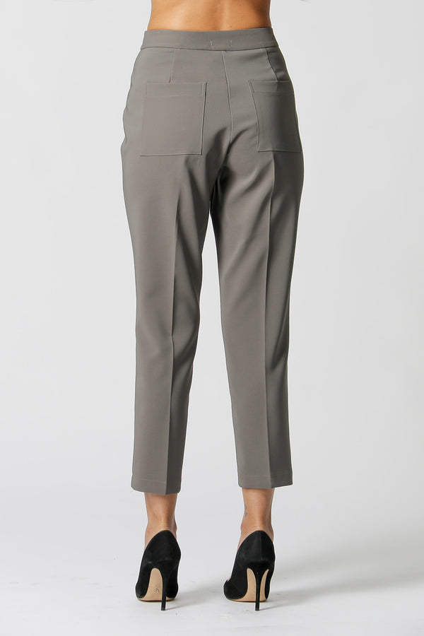 Calça Reta Alfaiataria Dois Botões