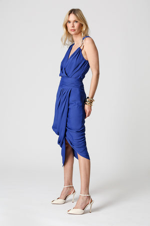 Blusa Transpassada Com Strass No Ombro