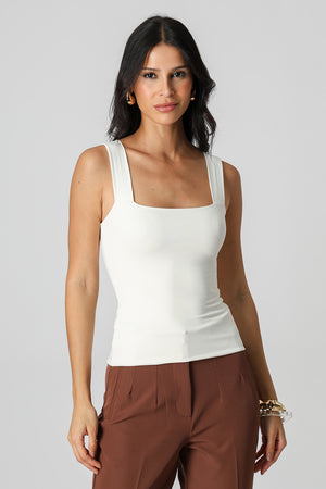 Blusa Alça Larga - OFF WHITE