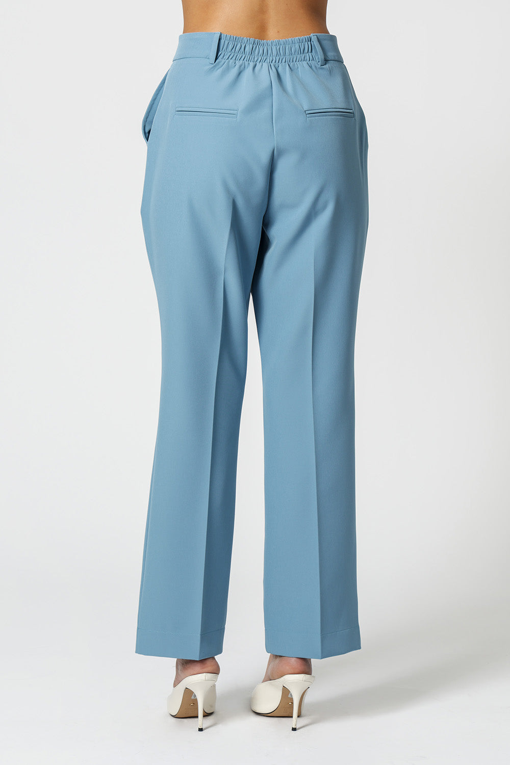 Calça Reta Cós Minimalista - DENIM