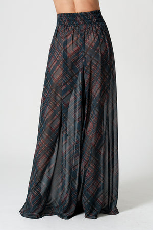 Calça Pantalona Chiffon Glass