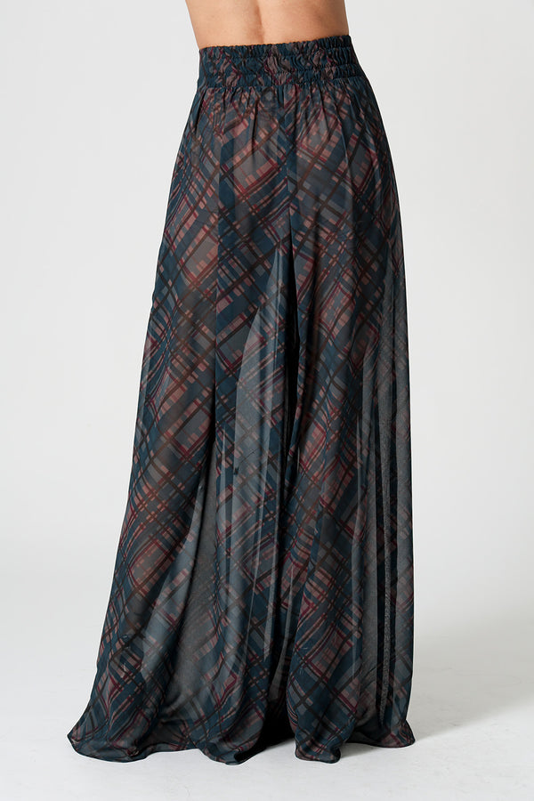 Calça Pantalona Chiffon Glass