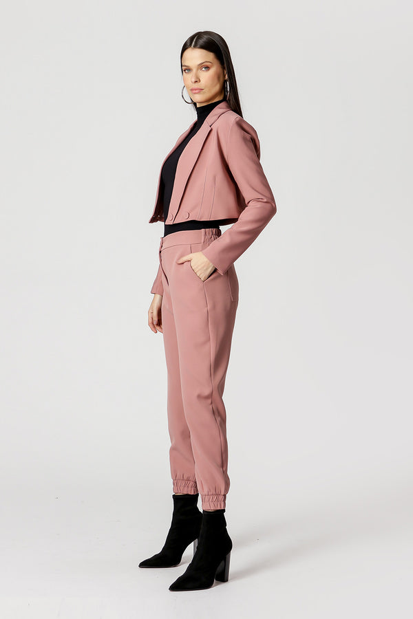 Blazer corto entallado - ROSE ESC.