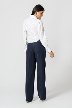 Camisa Corset Tricoline - OFF WHITE