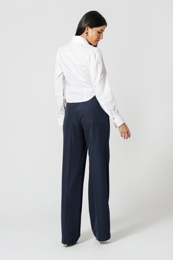 Camisa Corset Tricoline - OFF WHITE