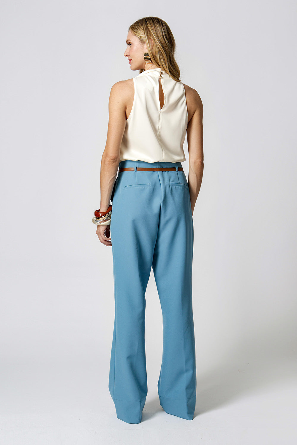 Blusa Decote Drapeado - CRU