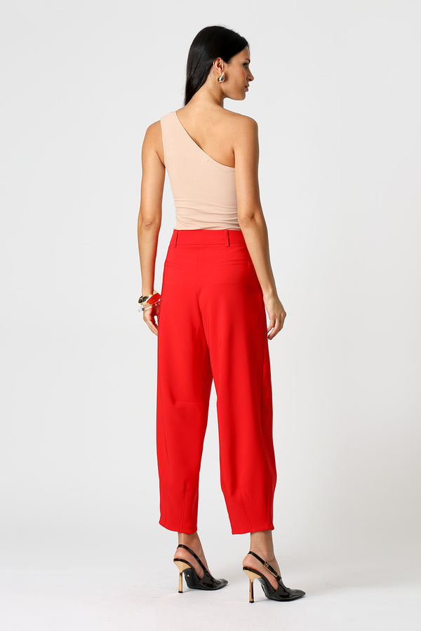 Blusa Ombro Único Com Fivela - AREIA