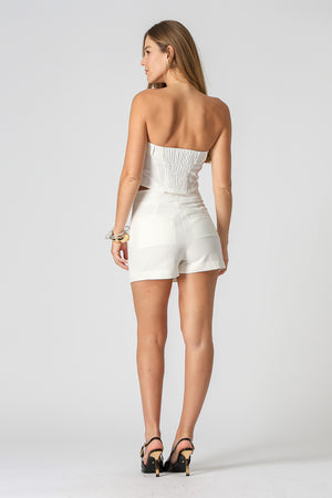 Top Strapless Alfaiataria