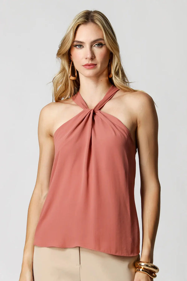 Blusa Com Gola Transpassada TRIMIX