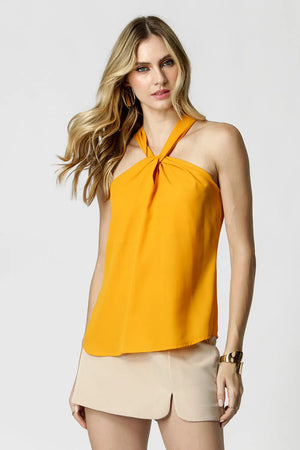 Blusa Com Gola Transpassada TRIMIX