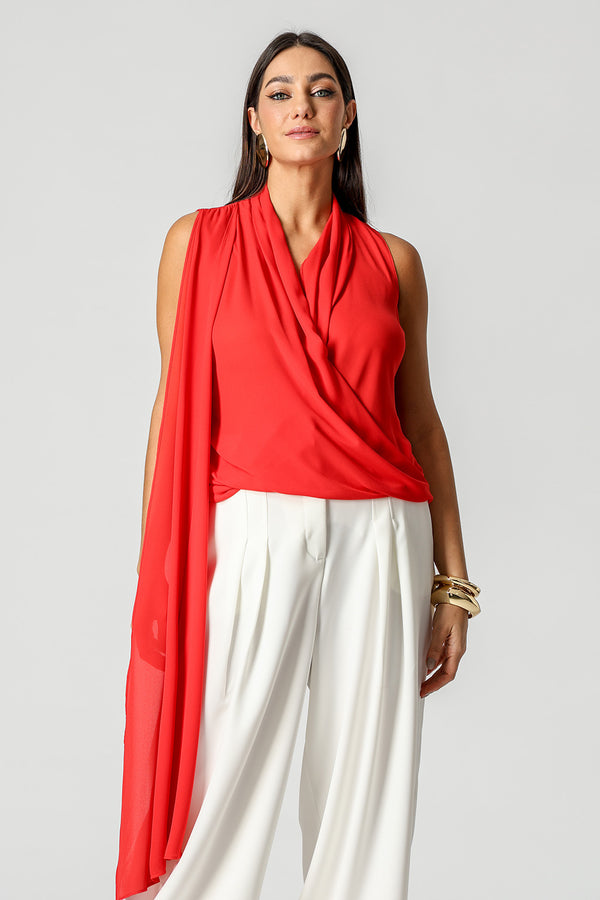 Blusa Cachequer com Lenço