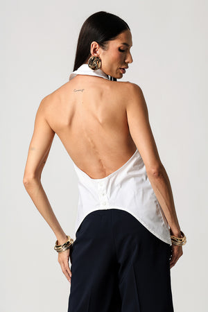 Colete e Blusa Alfaiataria com Ombreiras
