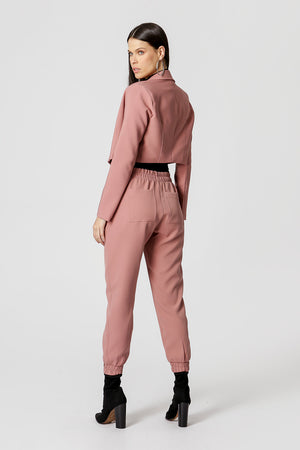 Blazer corto entallado - ROSE ESC.