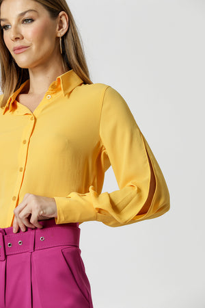 Camisa Com Abertura Na Manga - SOL