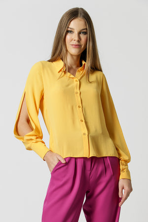 Camisa Com Abertura Na Manga - SOL