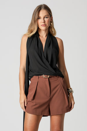 Blusa Cachequer com Lenço