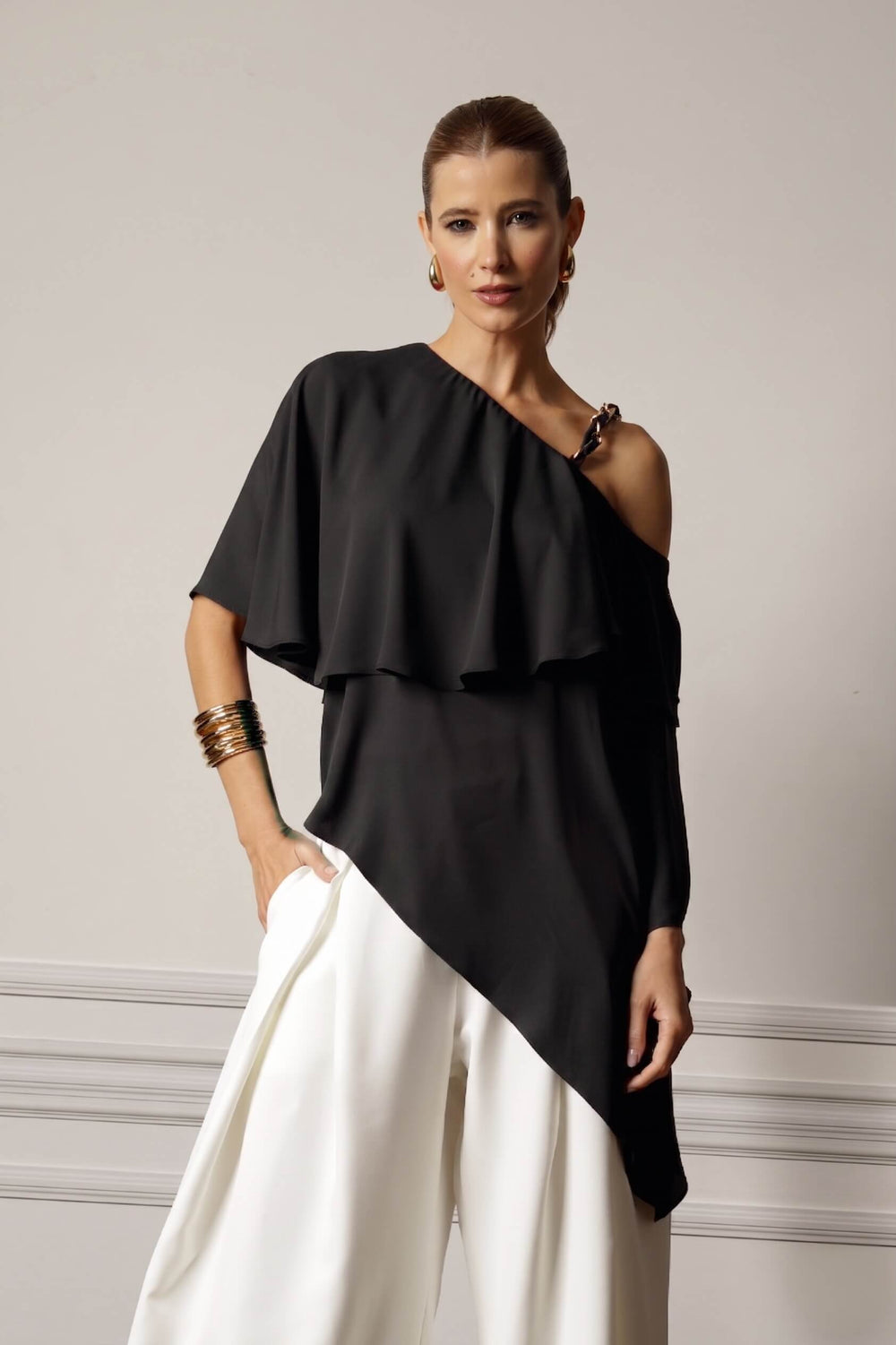 Blusa Manga Ampla 3/4